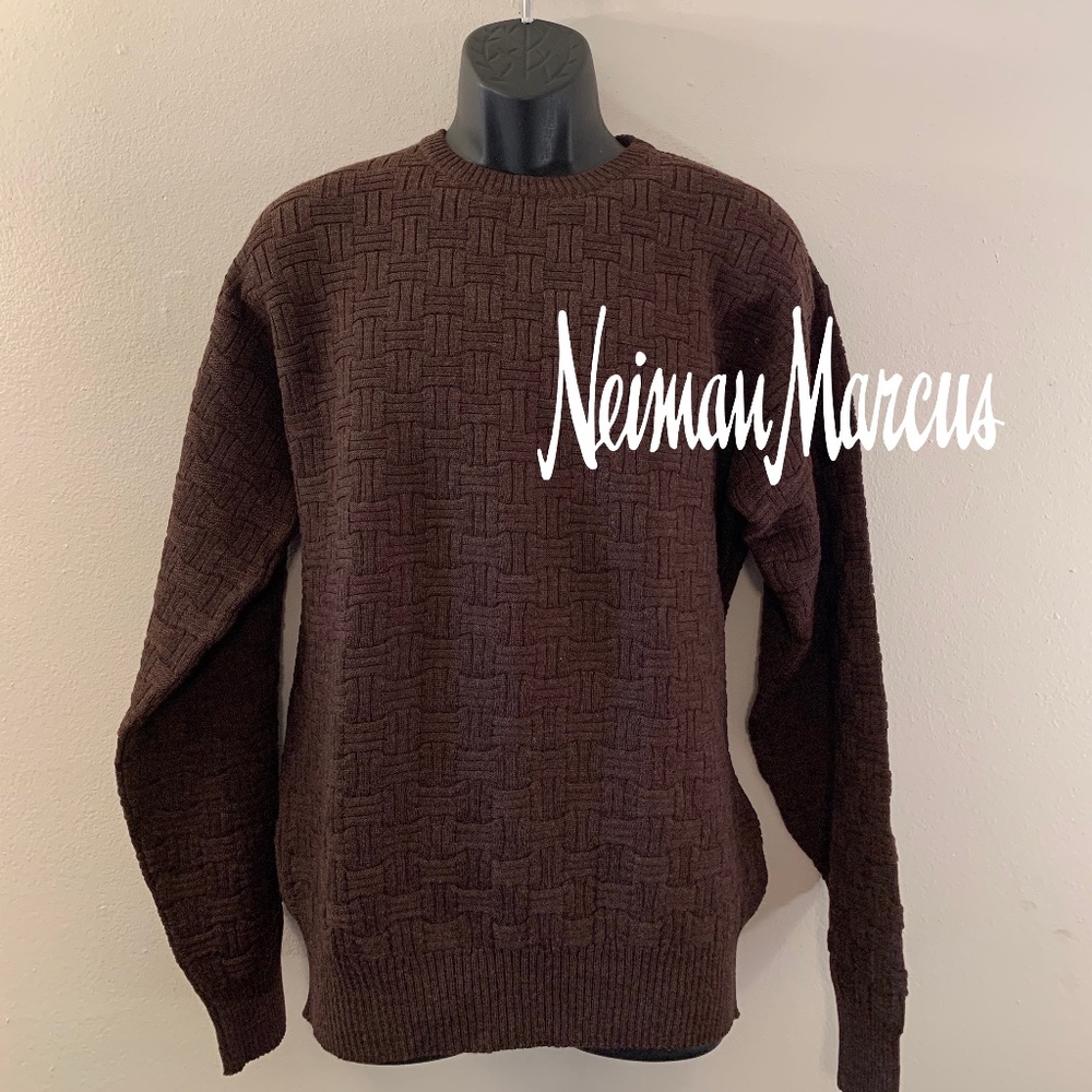 Neiman Marcus Virgin Wool Sweater Large